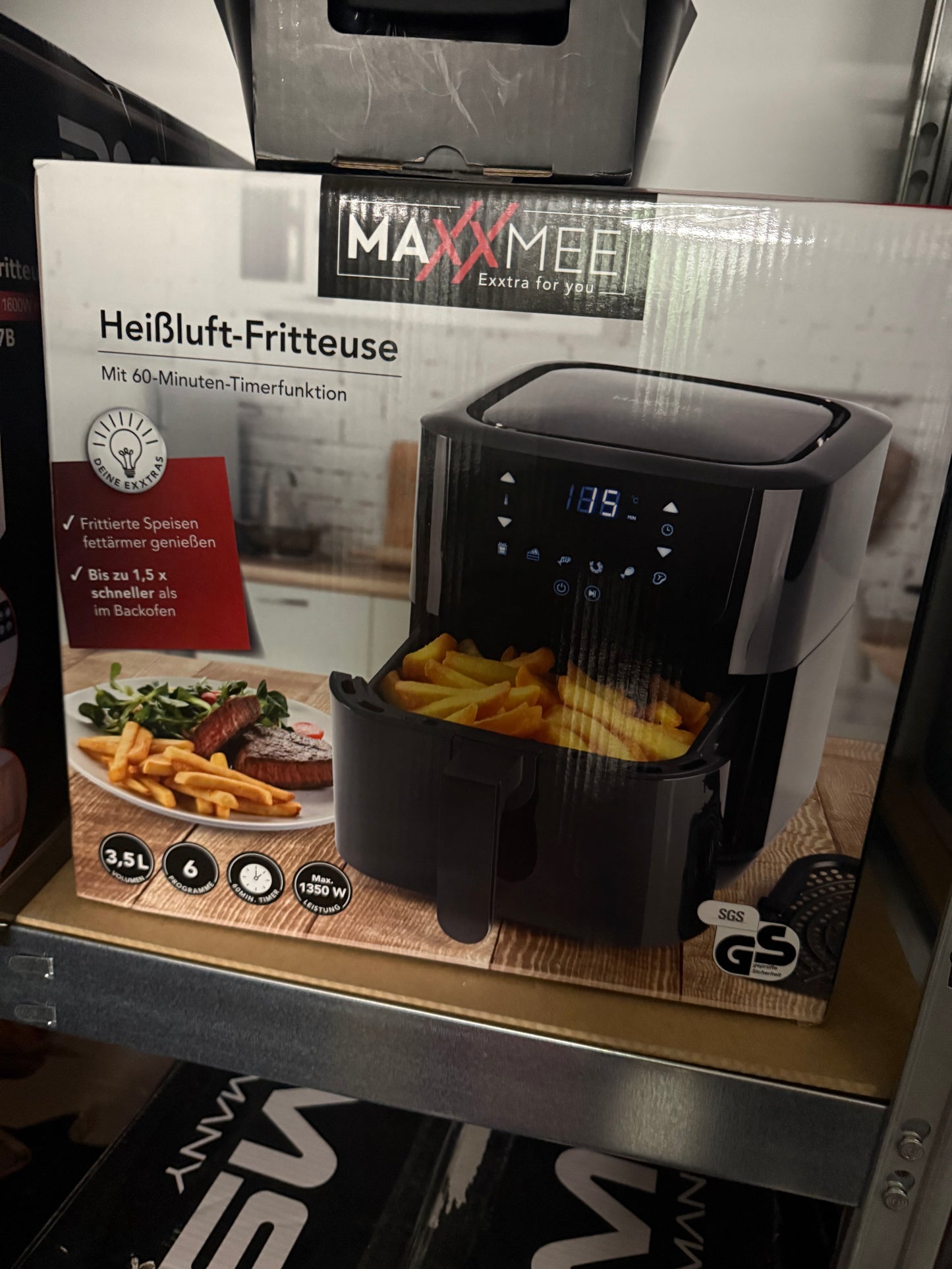 MaxxMee Heißluft Fritteuse