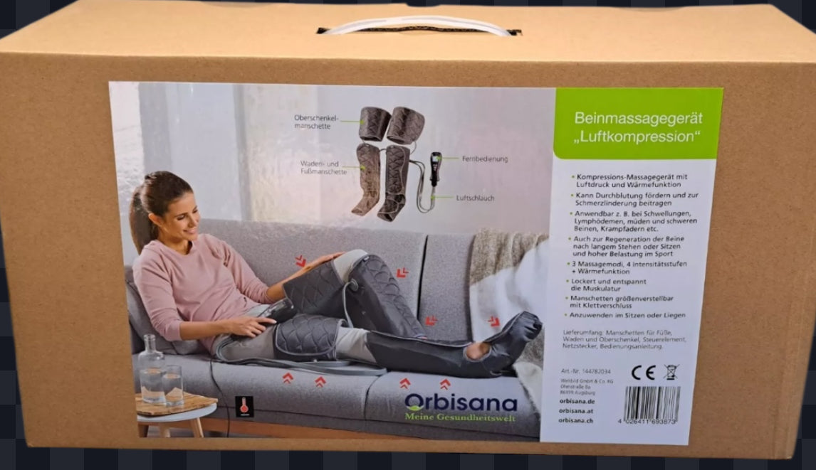 Orbisana Beinmassagegerät mit Luftkompression