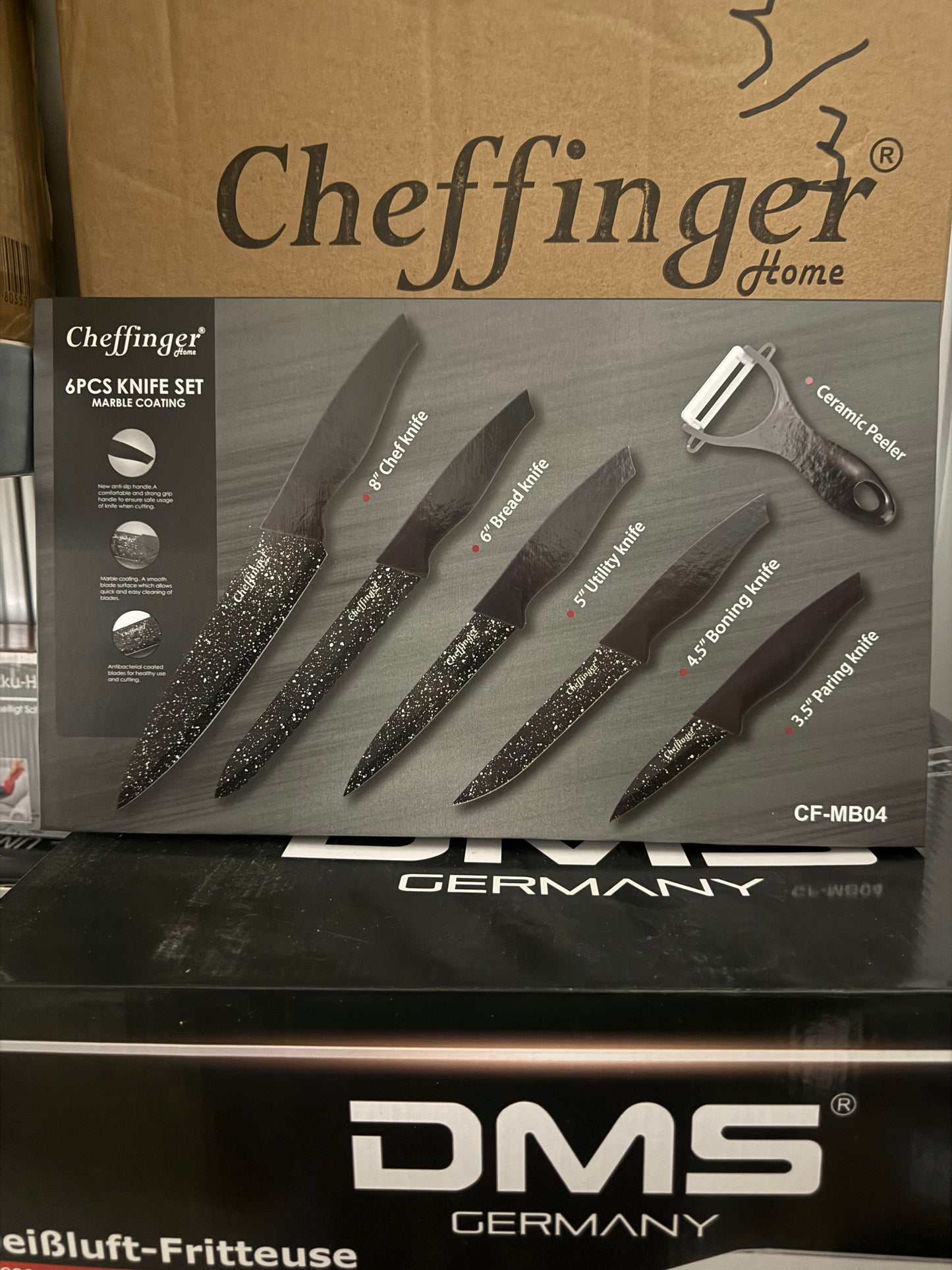 Cheffinger 6 tlg Messerset